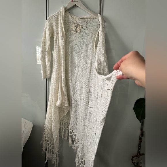 O’Neill Crochet Wrap Around Cardigan Size S - Picture 3 of 4